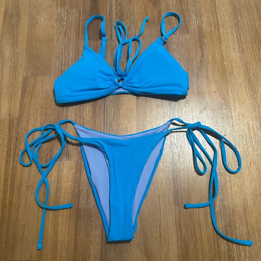Blue One One swimwear Bikini Set